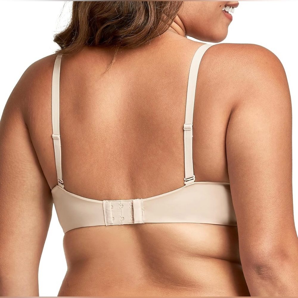 Maidenform Women's One Fab Fit Modern Demi Underwire T-Shirt Bra Beige 34C 2368 - Picture 3 of 9
